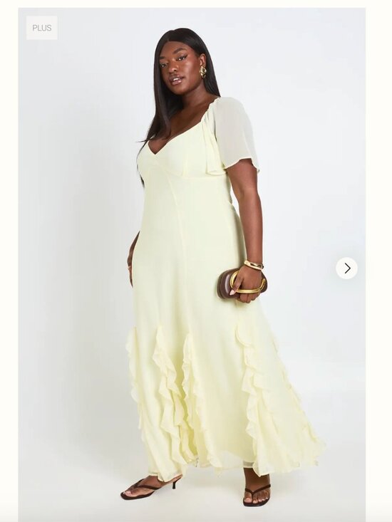 PrettyLittleThing Dresses & Skirts - Pretty Little Thing Size 20 Yellow Dress